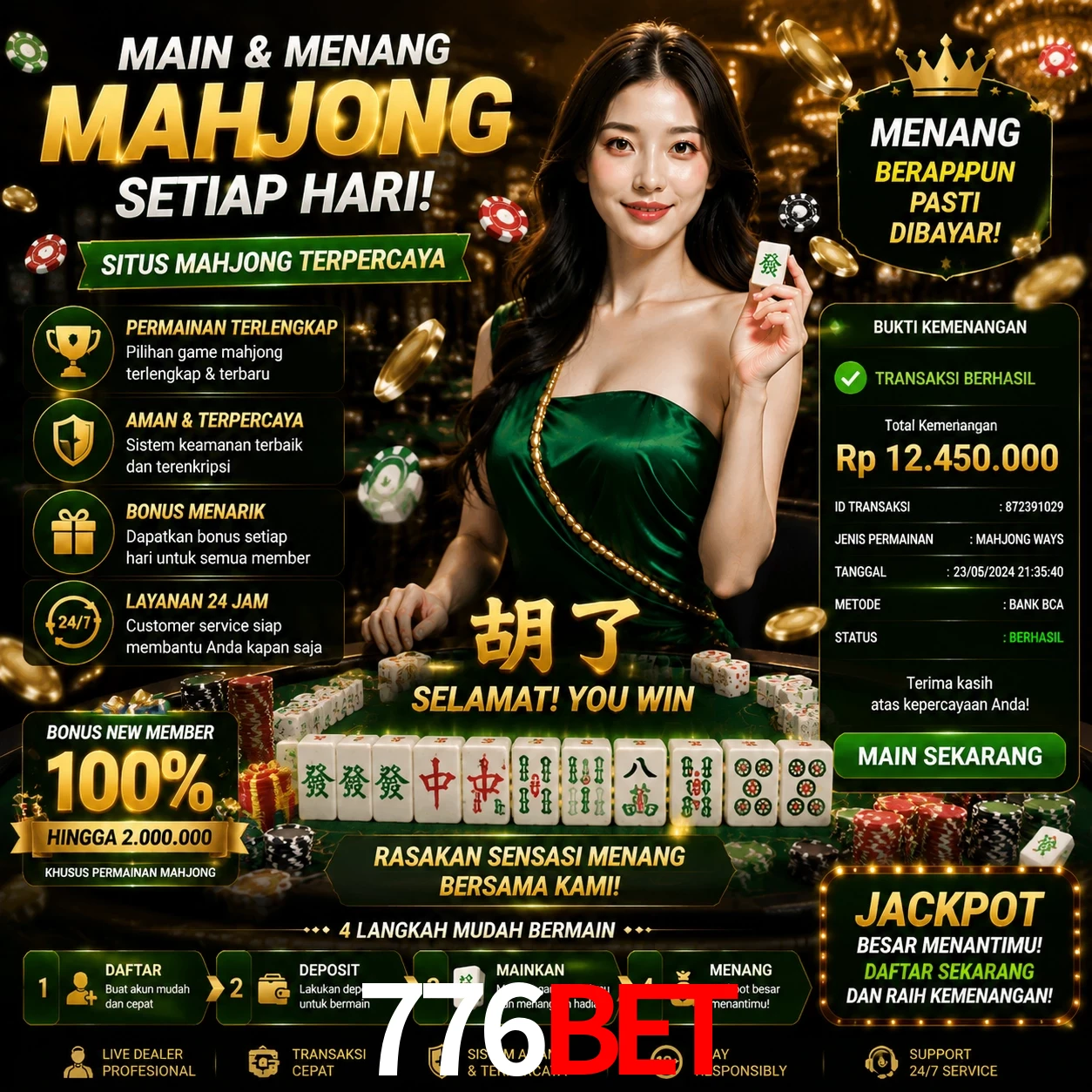 Ganhar e sacar na 776bet